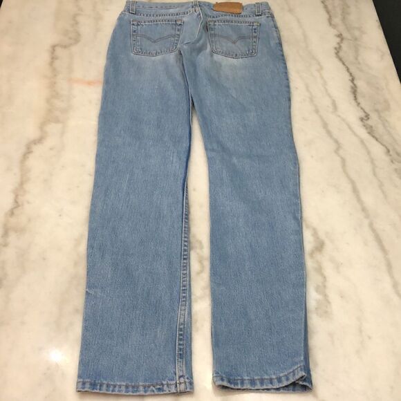 Vintage Levi’s 514 Reworked With Camo Patches Size 5 30x31.5 Made in USA - Picture 3 of 15